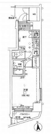 シンシア本郷三丁目の物件間取画像